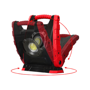 Darenic 30W COB LED Sensor Flood Light <strong>3000Lumen</strong> Output Rotatable Magnetic Portable Rechargeable 12V DC Cold White Color Bright