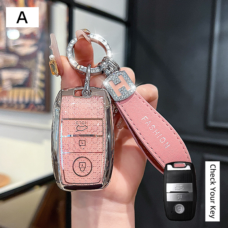 Un porte-clés rose +