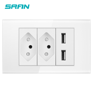Brazil Standard <strong>Multi</strong> <strong>Function</strong> DIY Electrical Power Wall <strong>USB</strong> Outlet <strong>Socket</strong> for Home