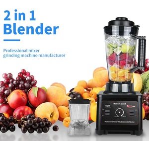 2 in 1 9500W 4L Powerful Silver Crest Home Blender and Smoothie Maker <strong>Good</strong> Quality Professional Controls Knob Household <strong>Mixer</strong>