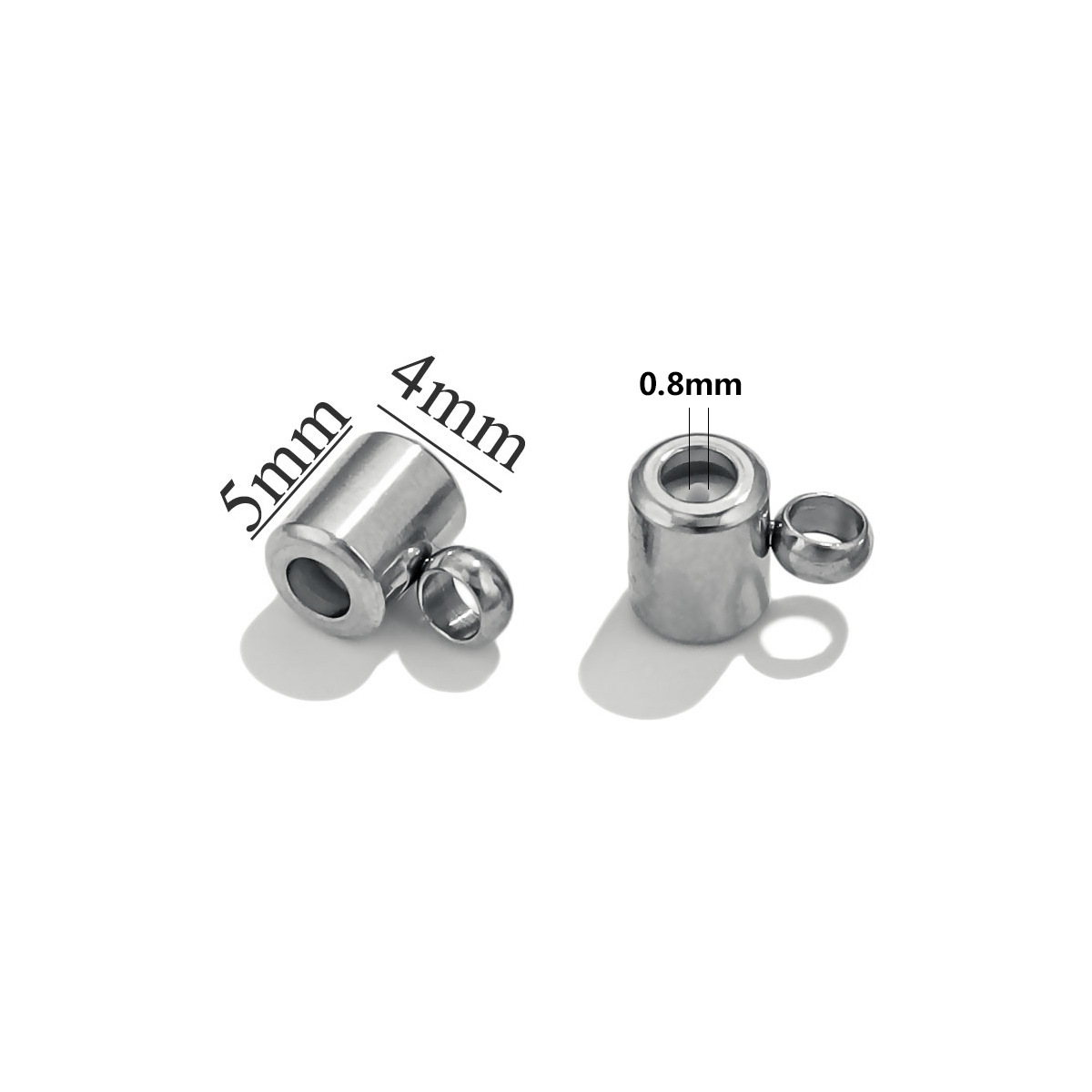 Welding ring 4x5x0.8-steel silver color