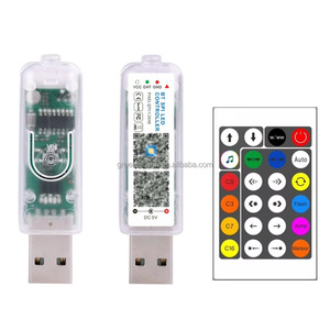 DIY Mini LED Musik controller für programmier bare WS2812B RGBIC Fairy String Lights DC5V USB App Fernbedienung