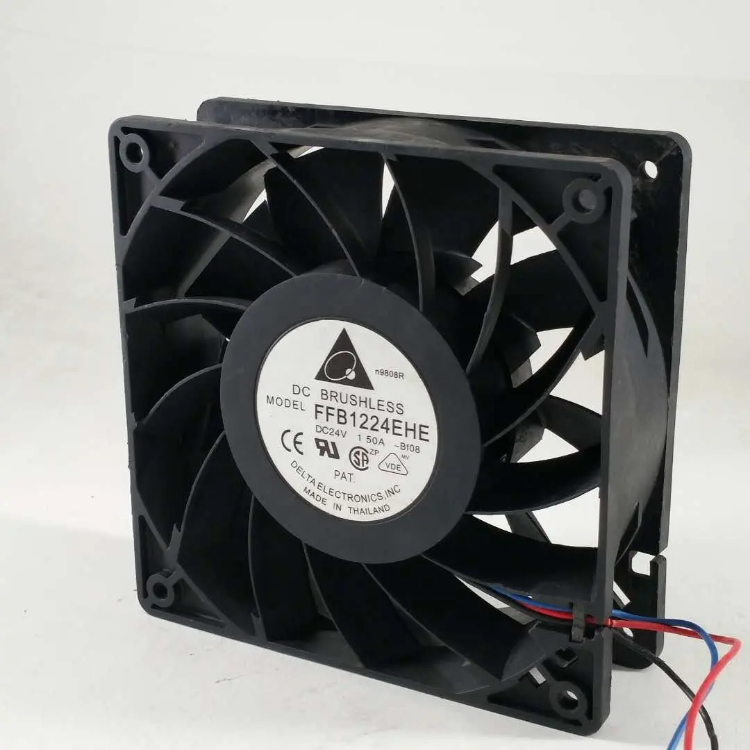 * Esinti hacmi invertör soğutma fanı yeni Fan, soğutma FFB1224EHE 24V 0.57A 12038 120*120*38MM 12CM DC plastik ücretsiz ayakta OEM