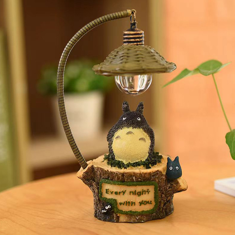 Veilleuse ronde en forme de souche