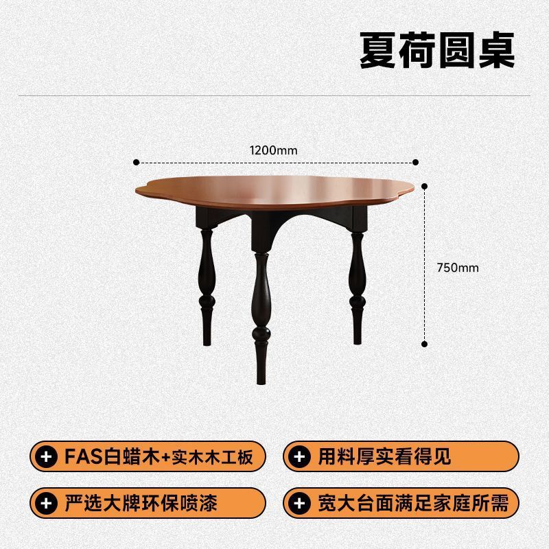 Table à manger de 1,2 mètre
