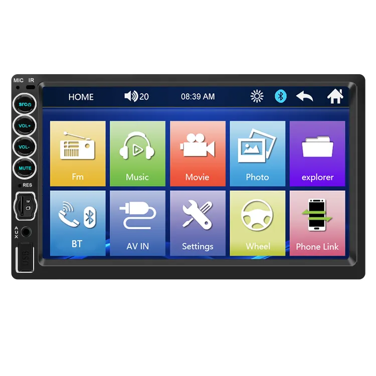 OEM 7 polegadas smart tv carro headrest dvd rádio monitor carro mp5 player de vídeo estéreo para carro