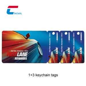1 + 1 Combo de código de barras y número de tarjeta de membresía de PVC imprimible - Product Image 4