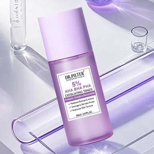 Chăm sóc da nhẹ nhàng cica Aloe khắc phục sử dụng trên khuôn mặt tăng cường hàng rào da chống lão hóa sáng AHA BHA pha tẩy tế bào chết Toner - Product Image 3