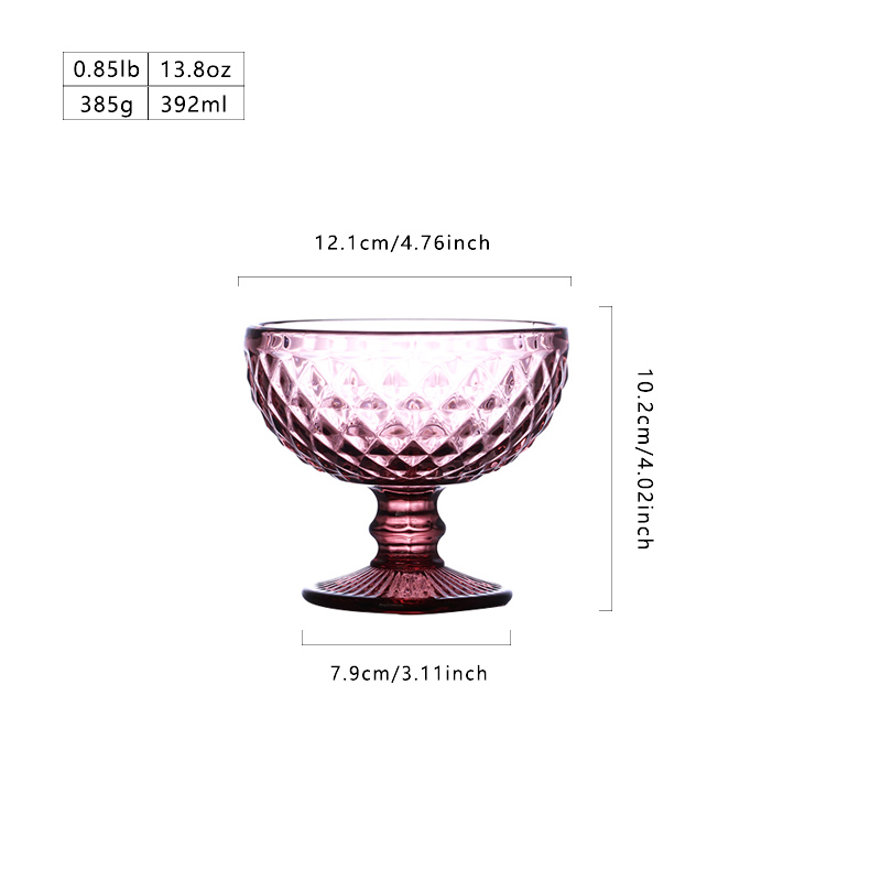 Verre à cocktail rose B