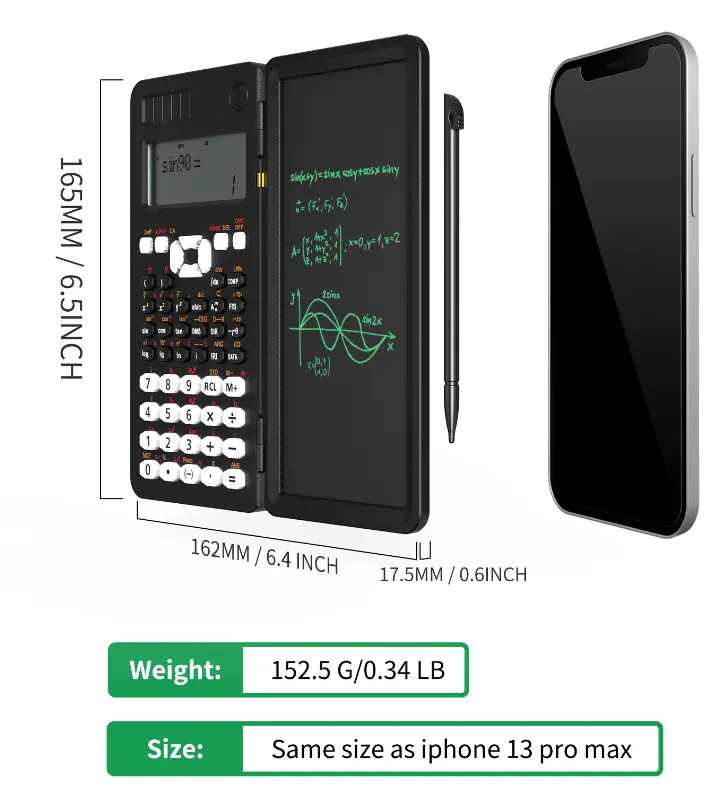 Kalkulator ilmiah dengan Tablet menulis 991ms kalkulator 349 fungsi kalkulator Keuangan teknik untuk kantor siswa