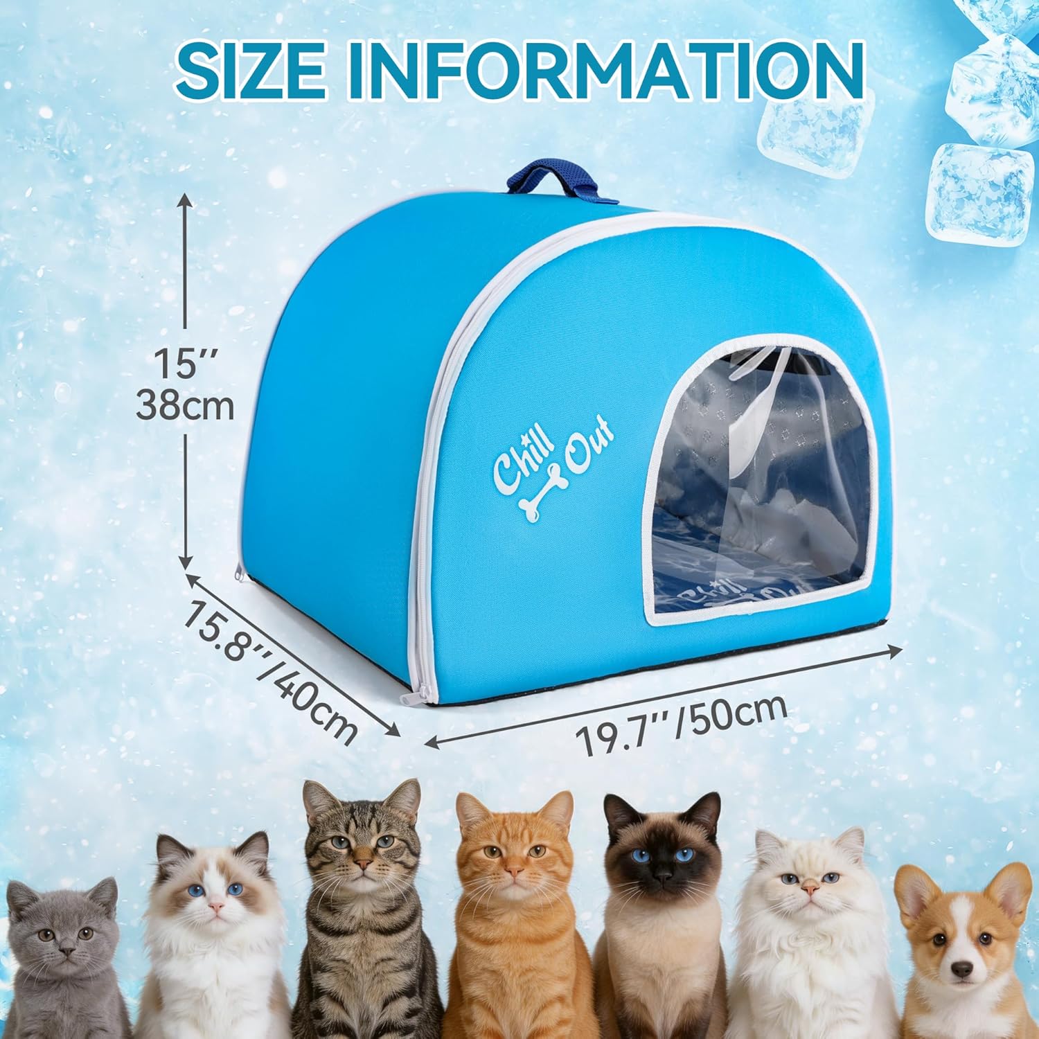 Hot Summer Cat Cooling House