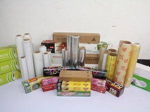 Food Grade Transparent Wrap Film Biodegradable Custom Printing <strong>Pattern</strong> and logo <strong>Cling</strong> Film in Roll - Product Image 5