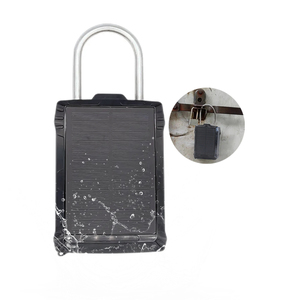 4Gアンチシーフソーラーパネルロックトラッカー小型RFID,Bluetoothリモコン用コンテナ位置GPSは資産損失Auを防ぎます - Product Image 1