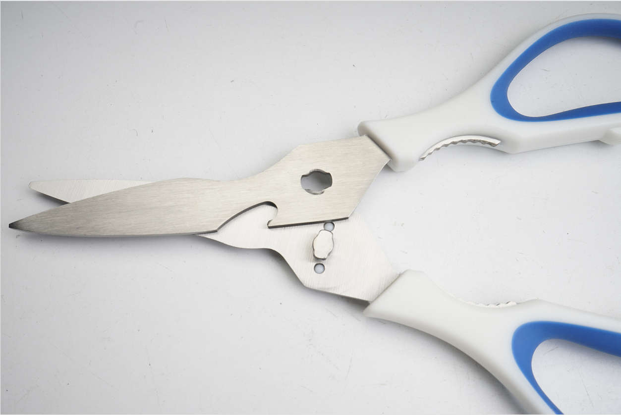 High quality fridge magnetic sheath stainless steel kitchen scissors for food cutting