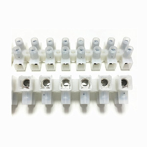 פליז הכנס 12 מוט בורג מסוף בלוקים עם 450V 24A עבור חיווט 4mm2