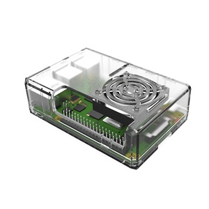 Alta calidad Raspberry Pi 4 Modelo B ABS Case Box Shell Cover se puede instalar con ventilador - Product Image 1