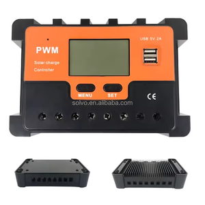 2024 Solvo PWM 12V 24V Controller solari PWM 3 stadi PWM scarica energia rinnovabile Controller (30A) Display LCD - Product Image 1