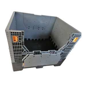 Contenitore di plastica pieghevole impilabile impilabile di grande capacità della scatola del Pallet dell'hdpe per lo stoccaggio del magazzino - Product Image 2