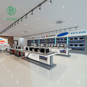 Pioneer Grey <strong>Computer</strong> Display Counter <strong>Store</strong> Showcase <strong>Computer</strong> Retail <strong>Store</strong> Interior Design - Product Image 3