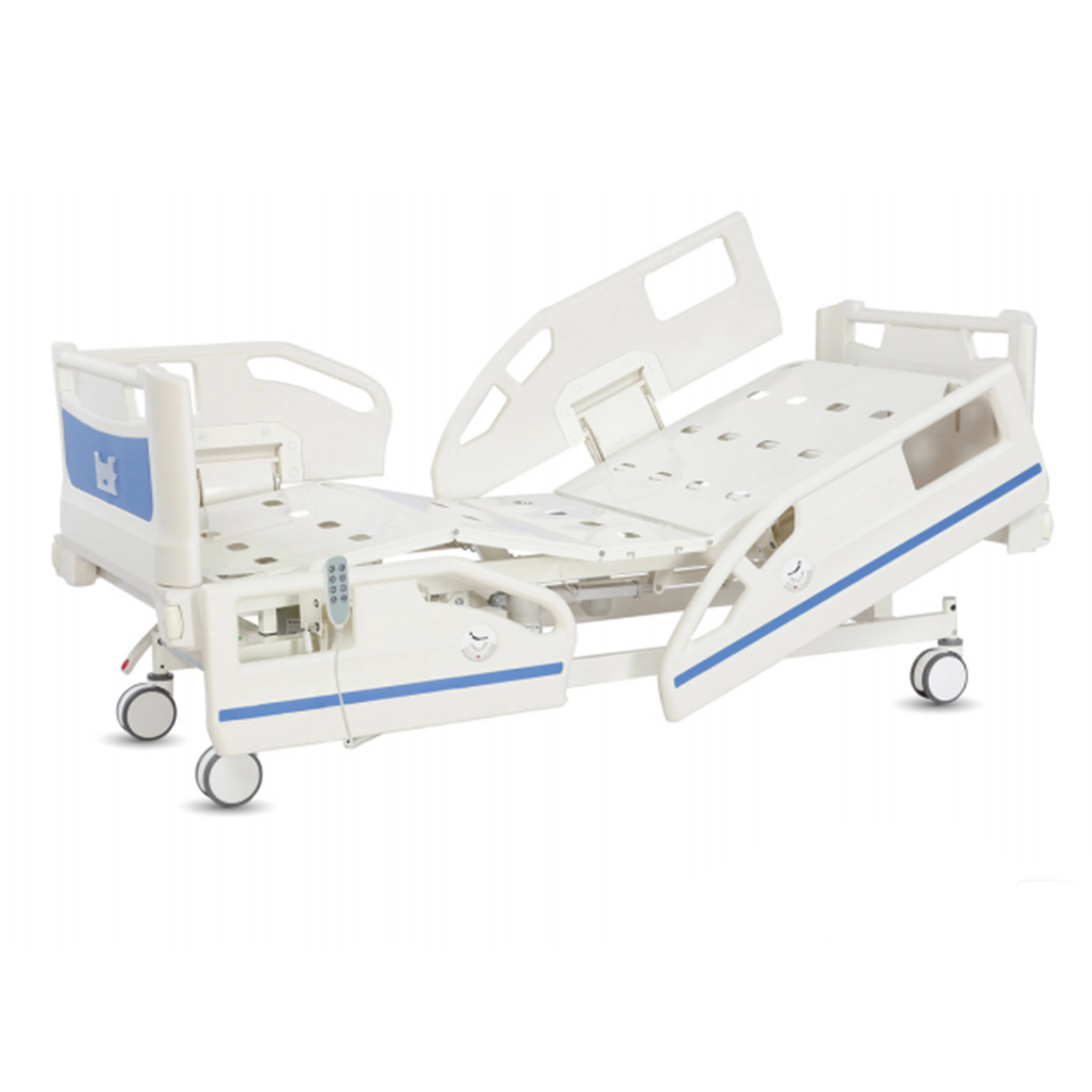 Cama elétrica EB-4 de três funções para UTI com controlador manual para cama elétrica hospitalar