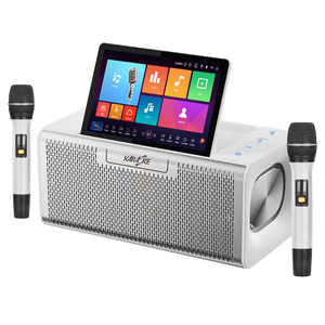 2025 Professional All-in-One Android Karaoke Machine Wireless Microphone Sound-Synchronized Jukebox System for <strong>KTV</strong> - Product Image 2