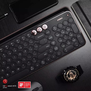 MIIIW-teclado inalámbrico de modo Dual para Windows, Mac, Android, iOS, 102 teclas, 2,4 GHz, alta calidad, multisistema Compatible - Product Image 5