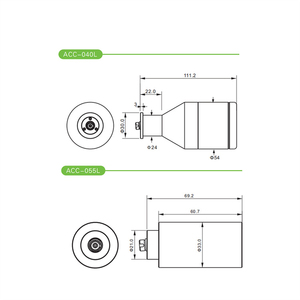Sense ACC-055L Multicolor <strong>Linear</strong> CMOS Laser <strong>Displacement</strong> <strong>Sensor</strong> Confocal <strong>Linear</strong> <strong>Encoder</strong> for Angle and <strong>Linear</strong> Position Measuring - Product Image 4