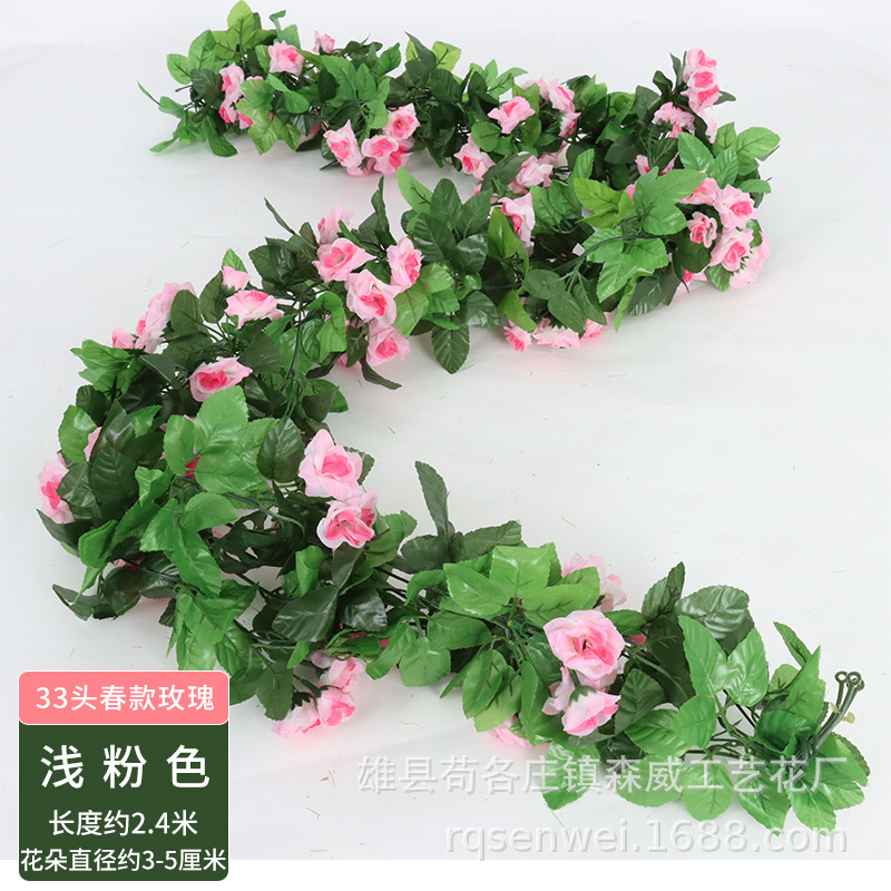 สไตล์ฤดูใบไม้ผลิ, กุหลาบ 33 ดอก, เถาวัลย์สีชมพู