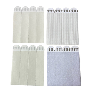 Tiras de gancho y bucle adhesivas fuertes para uso en el hogar, escuela, oficina, elimina limpiamente la tira colgante de nailon de pared para fijar y colgar - Product Image 6