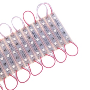 12V modülü led 5054 7211 kırmızı ışık 0.75w 3 led su geçirmez ip65 5054 led modülleri - Product Image 3