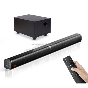 NEU 2.1CH Sound bar mit Subwoofer, 80W Sound bar für TV-Geräte, 125 dB, 5 EQ-Modi, LED-Aus, einstellbarer Bass, unterstützt AUX