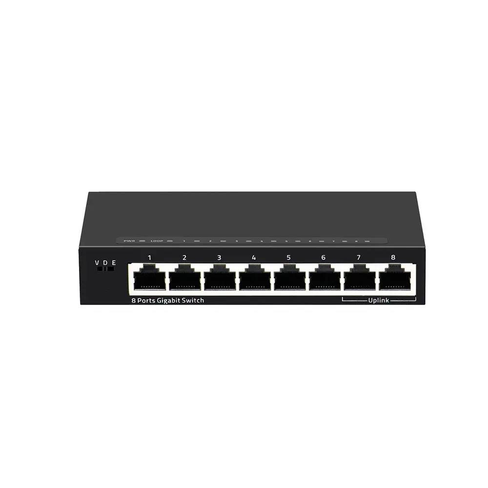 gigabit 8 port switch with 2 rj45 port network switches
