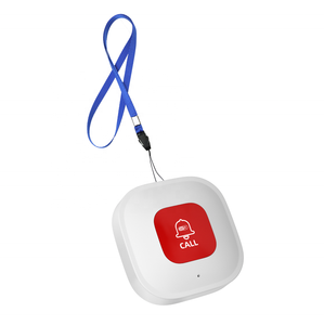 Button WiFi SOS <strong>with</strong> Neck <strong>String</strong> -Tuya Smart Life APP Compatible - Type-<strong>C</strong> USB - Rechargeable Battery - Product Image 1