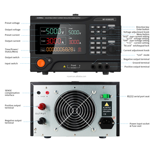 MYAmi 500V 3A 1500W Lab Bench top Variable einstellbare Gleichstrom versorgung mit Timer und programmier barer Software - Product Image 3