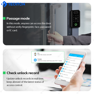 TTlock Door <strong>Access</strong> <strong>Control</strong> <strong>System</strong> Waterproof Nfc Rfid Face Id SDK Fingerprint Inrercom <strong>Automatic</strong> Gate Card <strong>Access</strong> <strong>Control</strong> - Product Image 3
