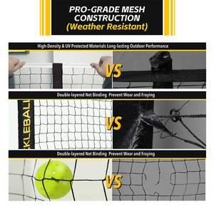 Özel baskılı su geçirmez PVC vinil açık reklam çit afiş örgü inşaat Pickelball Net dış mekan kullanımı için - Product Image 2