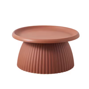 北欧蘑菇形小茶几小家庭圆形塑料边桌高低组合 - Product Image 3