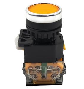 Button schalter LA38-11 LA38-11BN flach taste selbst-reset-taste schalter 22mm