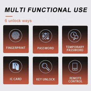 WiFi <strong>Network</strong> <strong>Connected</strong> Keyless Digital Electronic Entry Control Smart Home Security Fingerprint Handle Lock Aluminum Memory Card - Product Image 6