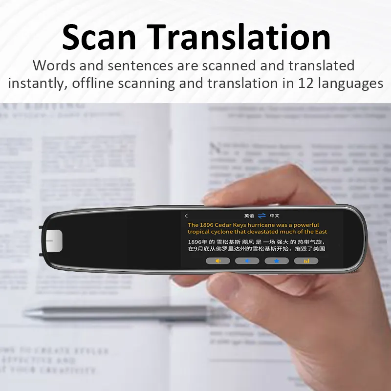 नए s7 स्कैनर शब्दकोश स्कैन करें अनुवाद उपकरण, इलेक्ट्रॉनिक स्कैन अनुवादक पेन 134 भाषाओं को पढ़ रहा है