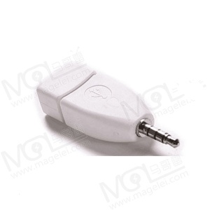 高保真和抗干扰USB 2.0女性到3.5毫米插孔公音频转换器适配器用于汽车MP3
