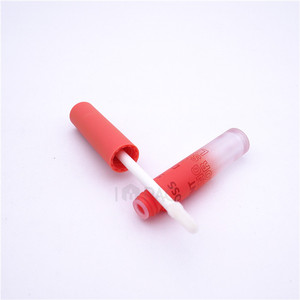 กระบอกพลาสติกขนาดเล็กหลอดลิปกลอสแบบไล่สีสีแดงพร้อมโลโก้ขนาด1มล. - Product Image 3