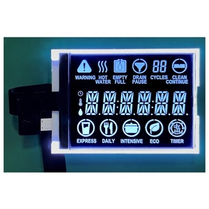 Grande fornitura di fabbrica I2C SPI TN HTN VA a colori digitale 7 segg LCD sette segmenti Display personalizzato formato LCD Display HT1621 moduli - Product Image 4