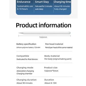 Yeni tasarım alüminyum alaşım kapasitif aktif S kalem Tablet kalem Ipad için hassas nokta ucu ile - Product Image 4