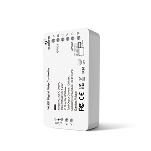 Gledopto GL-C-008WLスマートライフデジタルLEDストリップコントローラー5-24VカラーライトコントロールマニュアルスイッチIOS Androidに対応 - Product Image 1