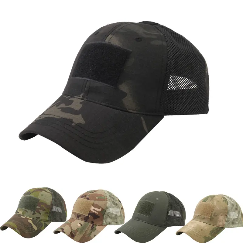 Berretto tattico Outdoor Sport Cap Camouflage Hat Simplicity Camo Hunting Cap For Men Adult