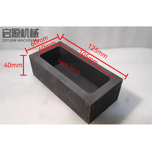 工厂定制带标志的金条/锭和棒材专用异型高纯耐火石墨模具 - Product Image 1