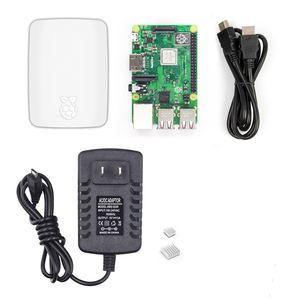 Robot linking Raspberry Pi 3 Modell B Starter Kit Entwicklungs kit mit USB-Ladegerät Kühlkörper-Set