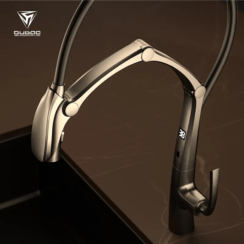 Neues Design Luxus Digital Display Tap Touch less Küchen spüle Wasserhähne