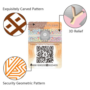Custom Anti-counterfeiting 3D Holographic Labels QR <strong>Code</strong> Security Hologram Sticker - Product Image 2